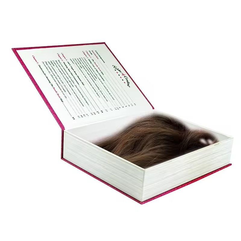 Luxury Folding Packaging Box For Wigs And Clothing Bundle Boxes For Hair Custom Wig Packaging Hair Boxing