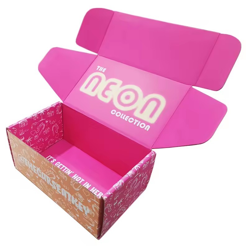 Pink Box Shoes And Clothes Box