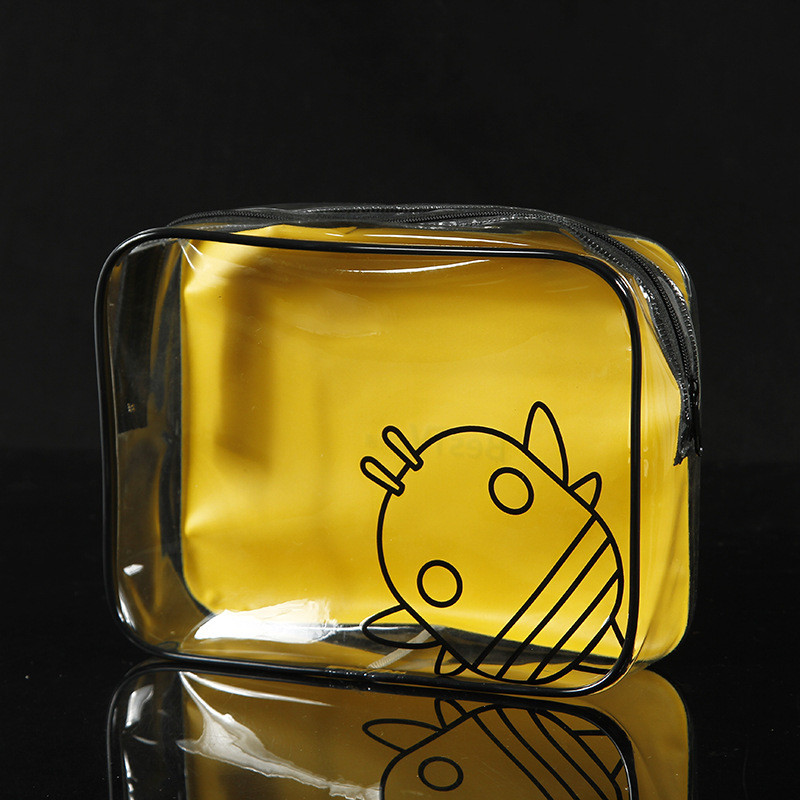 PVC portable makeup bag customized transparent waterproof three-dimensional storage bag - 副本
