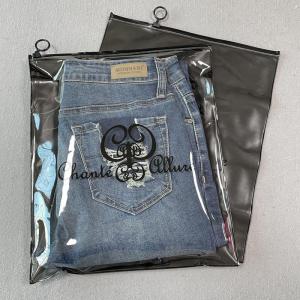 Customized Poly Bag Reusable Carrying T-shirt Plastic Packaging Printed Bags for Garment Clothing Slide Zip Lock Bags