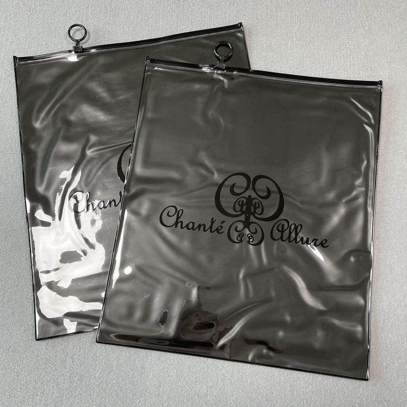 Customized Poly Bag Reusable Carrying T-shirt Plastic Packaging Printed Bags for Garment Clothing Slide Zip Lock Bags